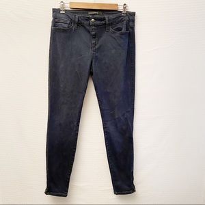 Joe's Jeans Sz 29 The Skinny “Malinda” Mid Rise Dark Wash with Zippered Ankle